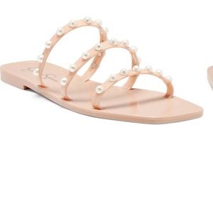 Jessica Simpson jelly slide